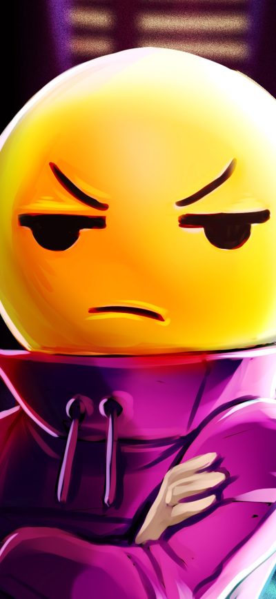 Fond d'écran iPhone Smiley Serious Guy