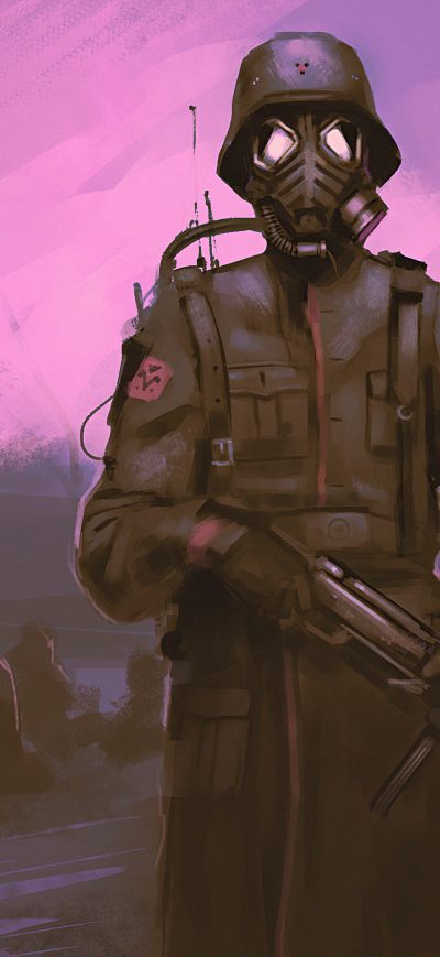 Fond d'écran iPhone Post War Soldier 4k