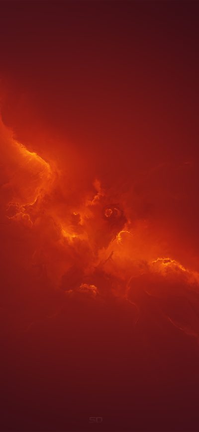 Fond d'écran iPhone Phoenix In Red Clouds 4k