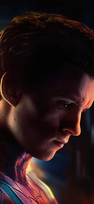 Fond d'écran iPhone Tom Holland Spider Man No Way Home