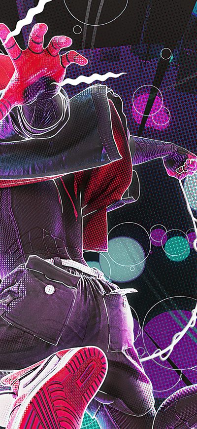 Fond d'écran iPhone 2020 Spider Man Miles Artwork 4k