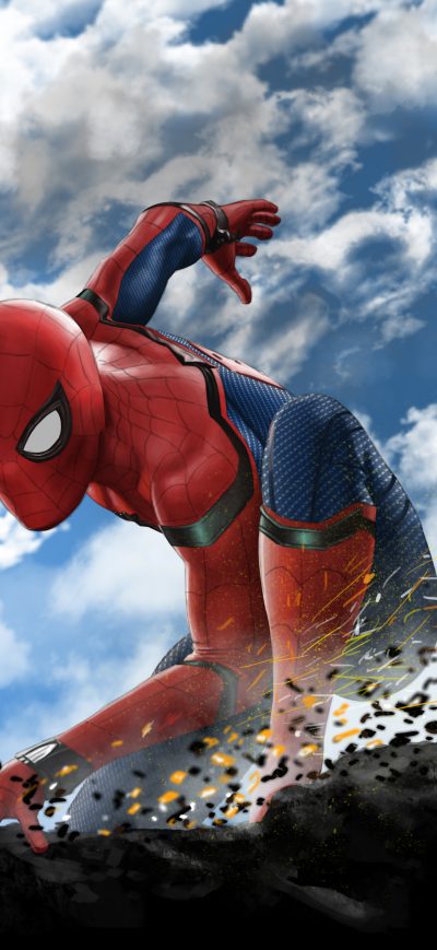 Fond d'écran iPhone Spiderman Art New 2019