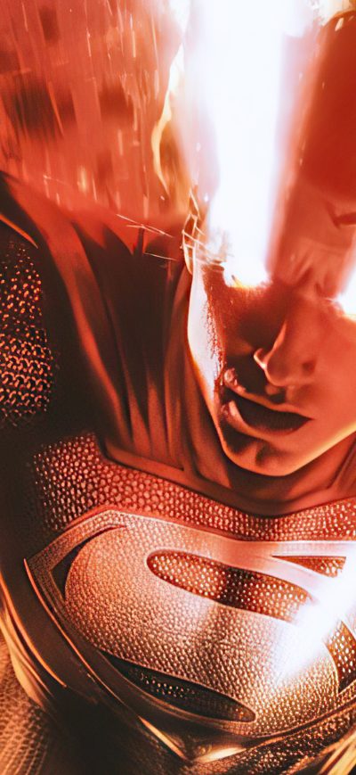 Fond d'écran iPhone Black Superman Laser Eye