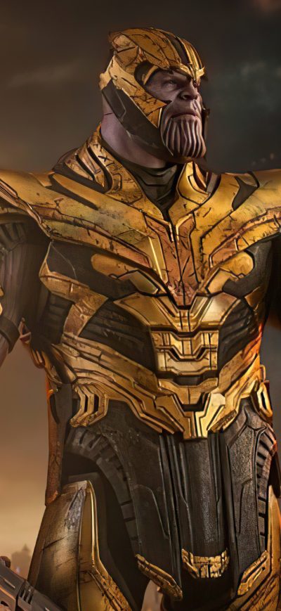 Fond d'écran iPhone Thanos Supervillain Gauntlet