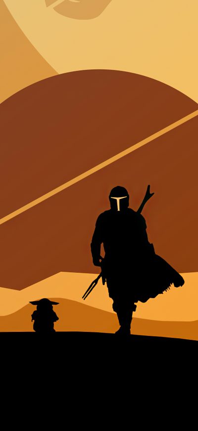 Fond d'écran iPhone 2020 The Mandalorian Yoda 4k
