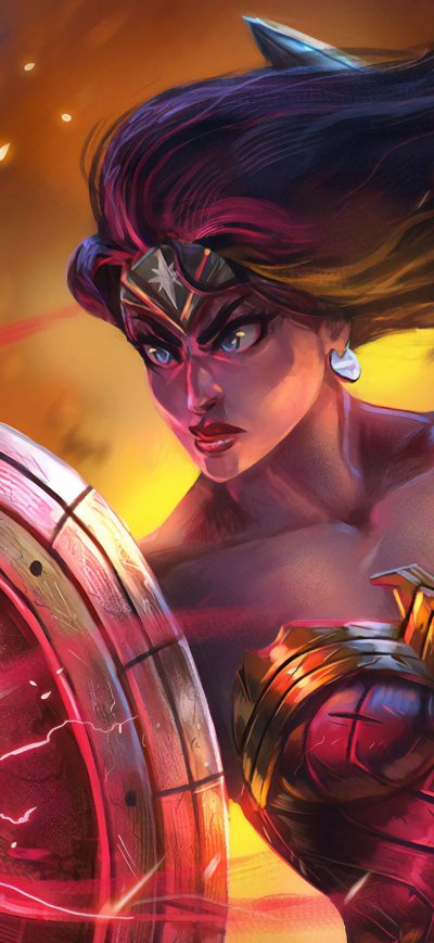 Fond d'écran iPhone Wonder Woman About To Ready