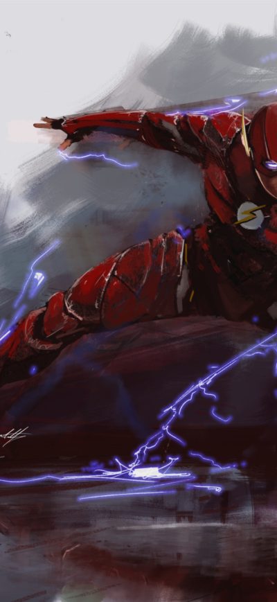 Fond d'écran iPhone Flash Fan Art