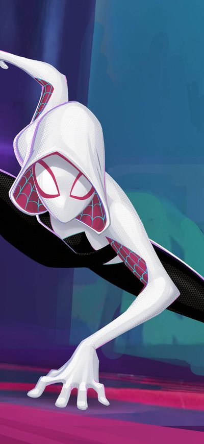 Fond d'écran iPhone Gwen Stacy In SpiderMan Into The Spider Verse
