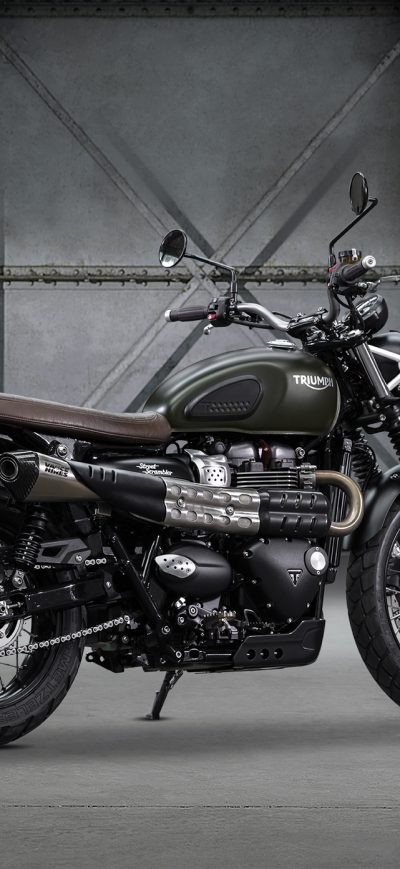 Fond d'écran iPhone 2017 Triumph Street Scrambler