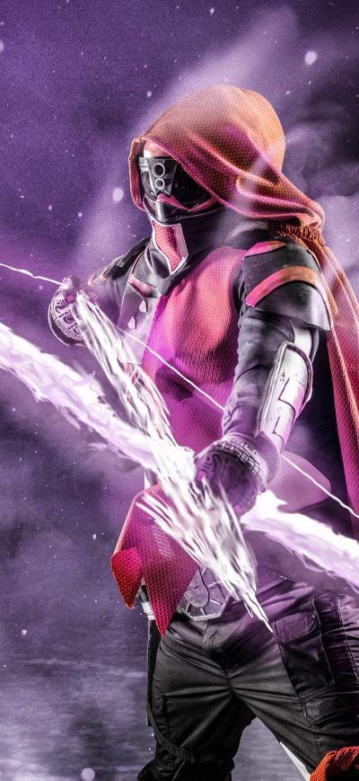 Fond d'écran iPhone Hunter Destiny 2 Cosplay 5k