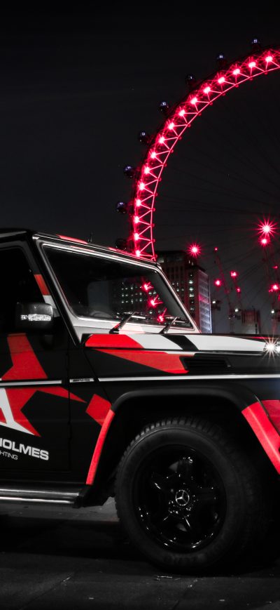 Fond d'écran iPhone Custom Mercedes G Wagon London Eye