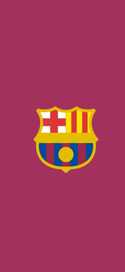 Fond d'écran iPhone FC Barcelona Logo Minimalism