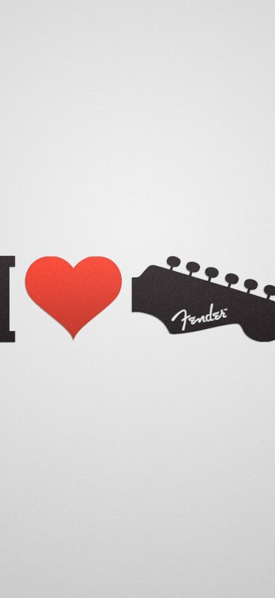 Fond d'écran iPhone I Love Guitar