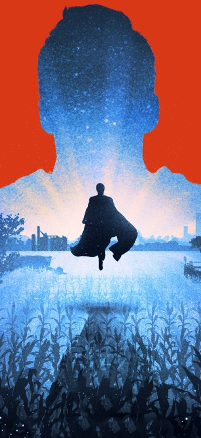 Fond d'écran iPhone Justice League Superman Artwork