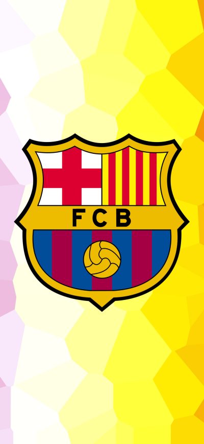 Fond d'écran iPhone FCB Logo Minimalism