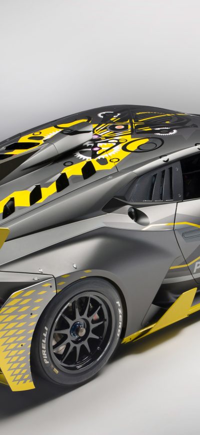 Fond d'écran iPhone Lamborghini Huracan Super Trofeo EVO 2018 Rear