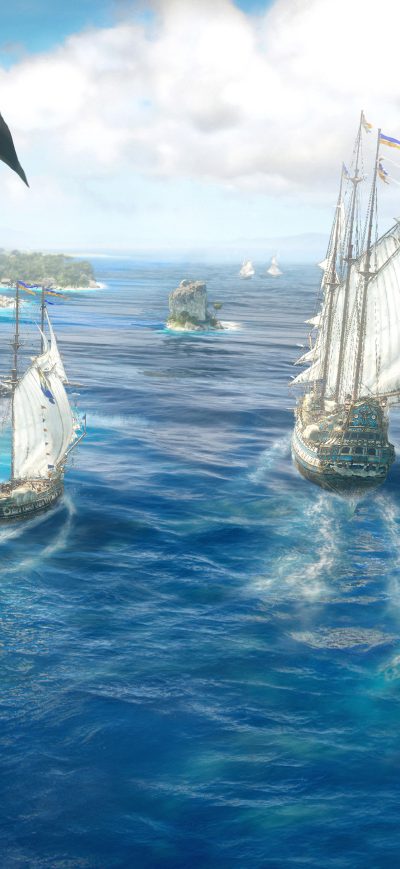 Fond d'écran iPhone Skull And Bones 4k Artwork