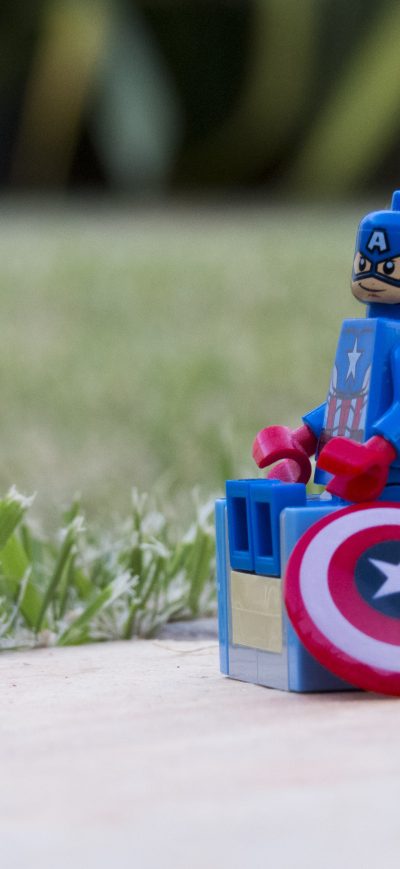 Fond d'écran iPhone Captain America Lego