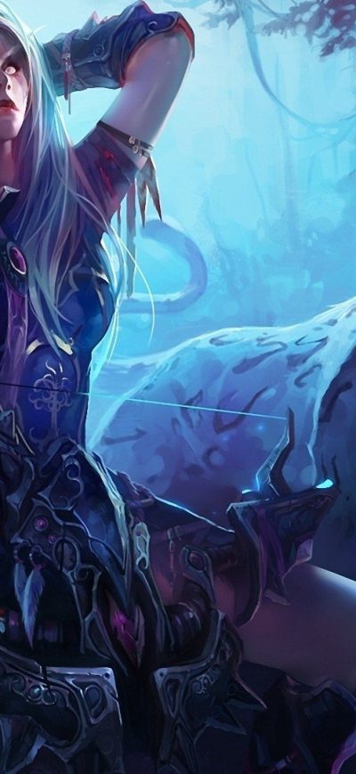 Fond d'écran Girl World Of Warcraft sur iPhone