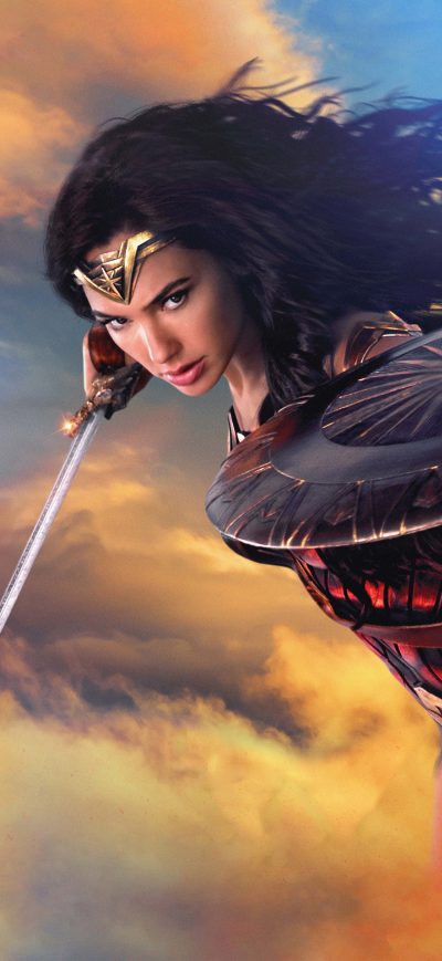 Fond d'écran iPhone 2017 Wonder Woman 8k