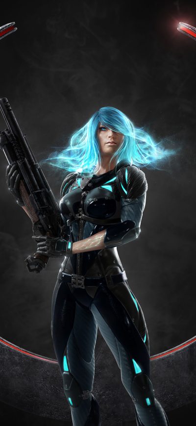 Fond d'écran iPhone Nyx Quake Champions