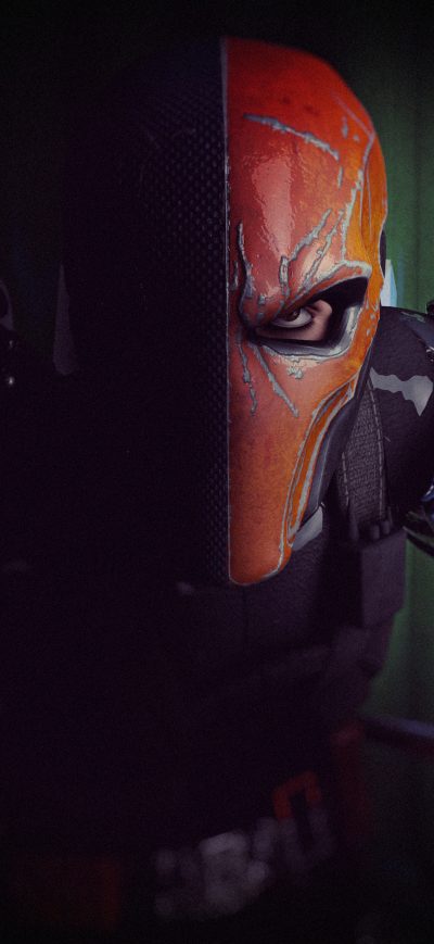 Fond d'écran Deathstroke sur iPhone
