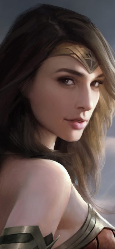 Fond d'écran iPhone Wonder Woman Artwork 4k 2018