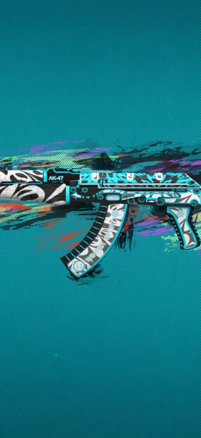 Fond d'écran iPhone Ak47 Colorful Art