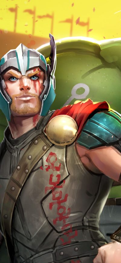 Fond d'écran iPhone Marvel Avengers Academy Thor Ragnarok