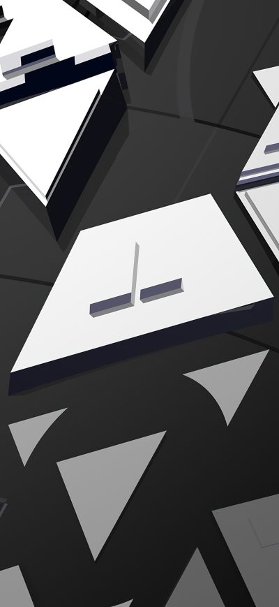 Fond d'écran iPhone Dark Mirrors Abstract 4k