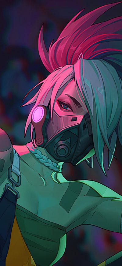 Fond d'écran iPhone True Damage Akali 4k