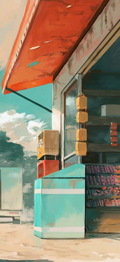 Fond d'écran iPhone Anime Girl School Uniform Clouds