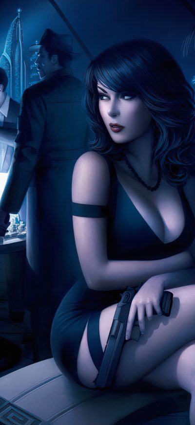 Fond d'écran Gangster Girl 4k sur iPhone