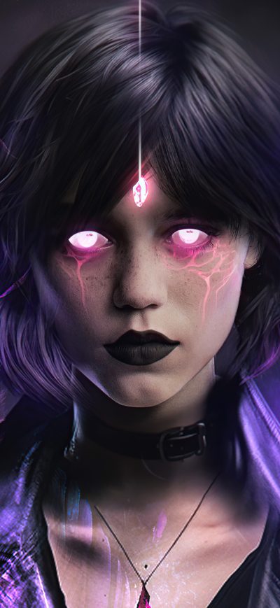 Fond d'écran iPhone Jenna Ortega As Raven