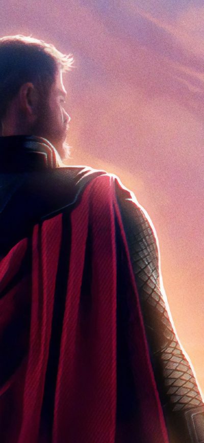 Fond d'écran iPhone Thor Avengers Endgame Chinese Poster