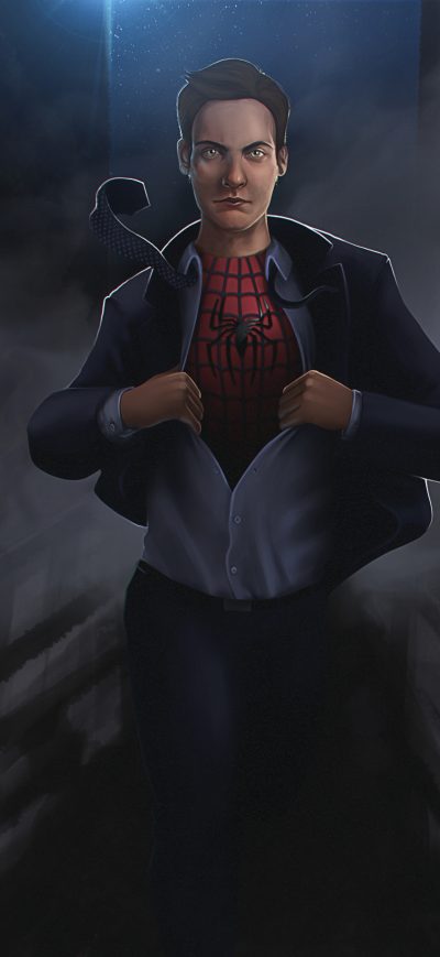 Fond d'écran iPhone Spiderman Tobey Maguire