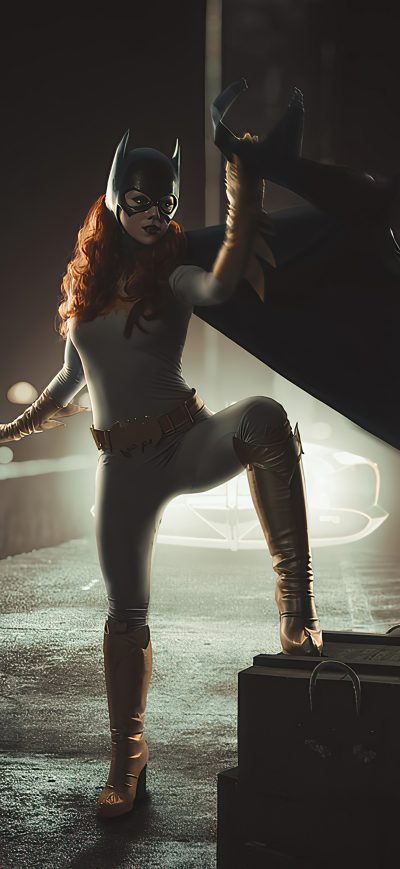 Fond d'écran iPhone Batgirl Cosplay Art 4k