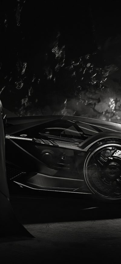 Fond d'écran iPhone Batman Batmobile 4k 2019
