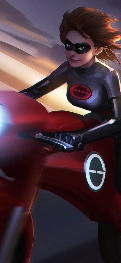 Fond d'écran iPhone Elastigirl In The Incredibles 2 Movie Art