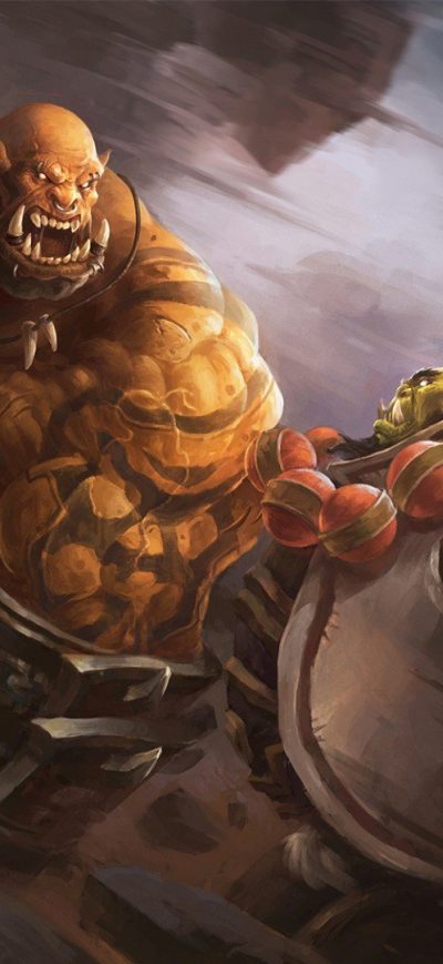 Fond d'écran World Of Warcraft Garrorsh sur iPhone