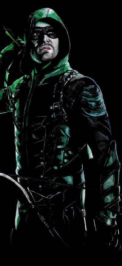 Fond d'écran iPhone Stephen Amell As Green Arrow 5k