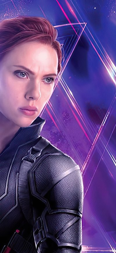 Fond d'écran iPhone Black Widow Avengers 4k