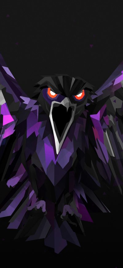 Fond d'écran iPhone Bird Polygon Digital Art