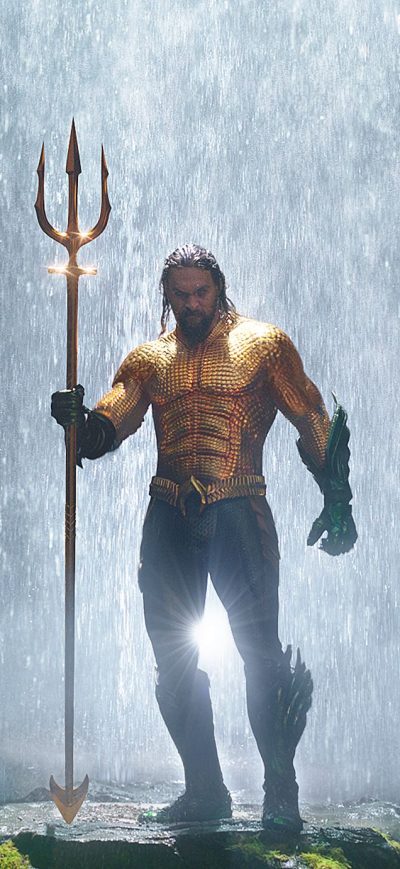 Fond d'écran iPhone Jason Momoa In Classic Orange And Green Aquaman Costume