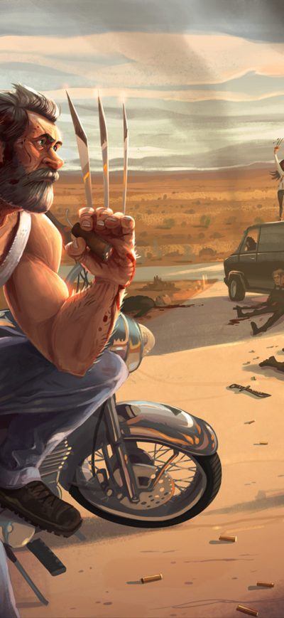 Fond d'écran iPhone Logan Fan Artwork