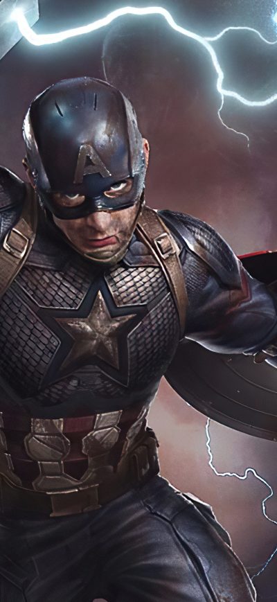 Fond d'écran iPhone Captain America Powers 4k