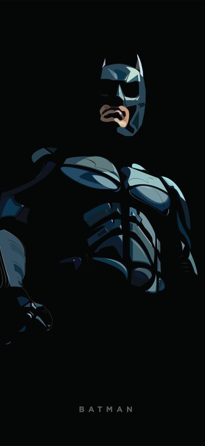Fond d'écran iPhone Batman Minimal 5k