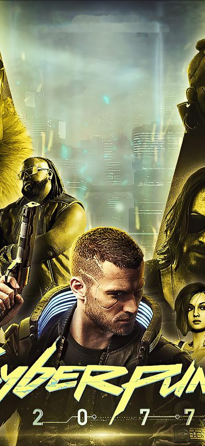 Fond d'écran iPhone Cyberpunk 2077 Game 2020 Poster
