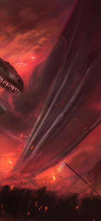 Fond d'écran iPhone Surrounded Dragon 4k