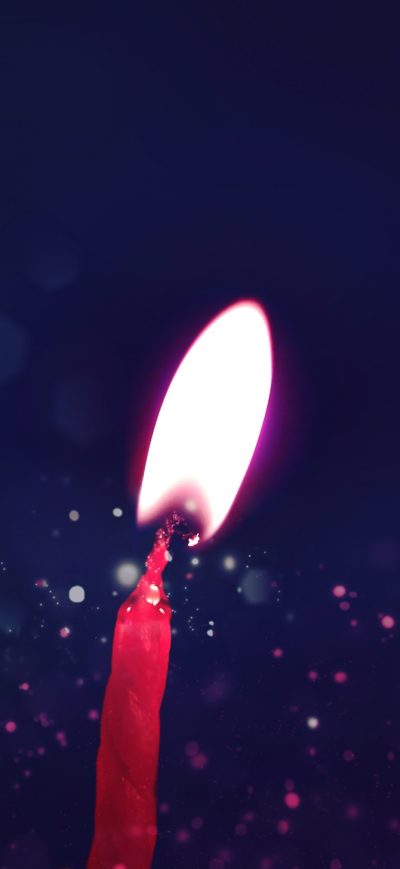 Fond d'écran iPhone Birthday Candle Lights 4k